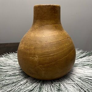 Decorative Solid Wood Rustic Vase